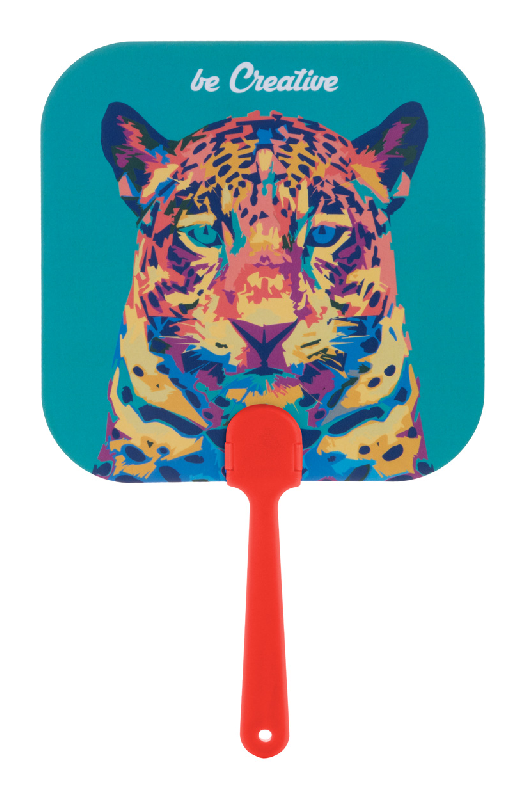 Éventail sur-mesure - poignée en plastique et papier stratifié - impression digitale - minimum 100 pcs_5