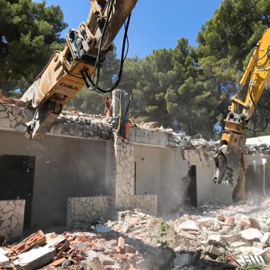 Broyeur rotatif Série RV - Démolition béton et structures avec rotation 360° - Acier HARDOX 400_5