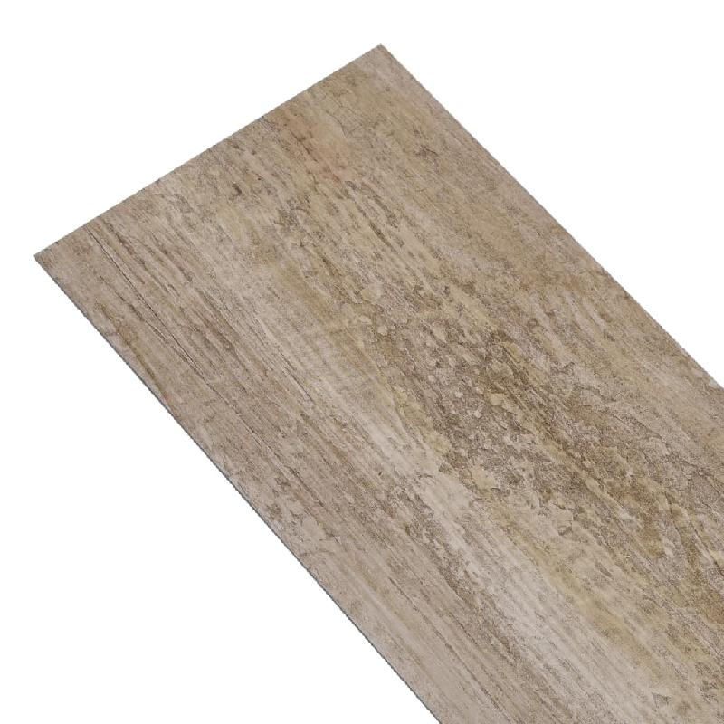 Vidaxl planche de plancher pvc autoadhésif 5,21m² 2mm délavage de bois 330195_5