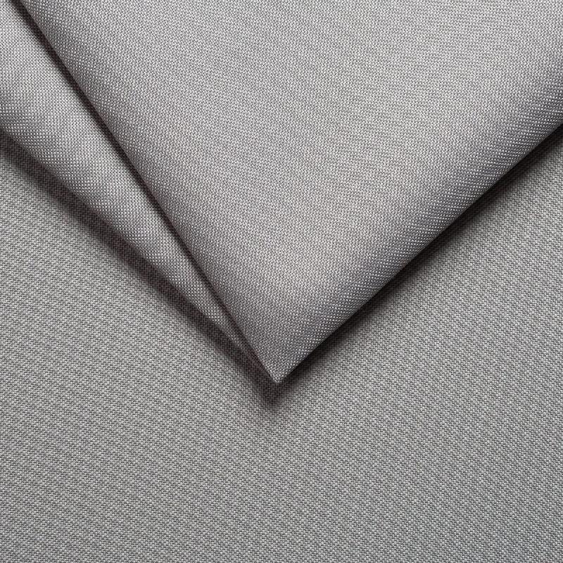 Canapé convertible express Sidney - Sommier à lattes 120 cm - Matelas 16 cm - Tissu gris clair - Ouverture sans retrait de coussins_5