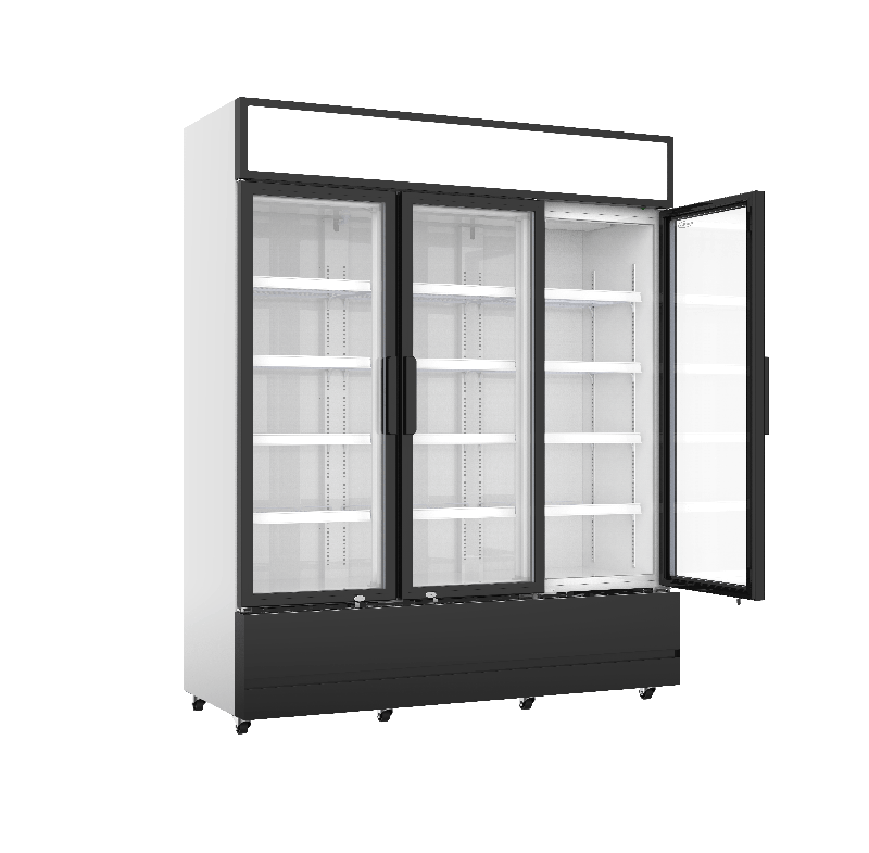 Réfrigérateur 3 portes en verre FCU-1200 - Armoire à boisson Combisteel avec éclairage_5