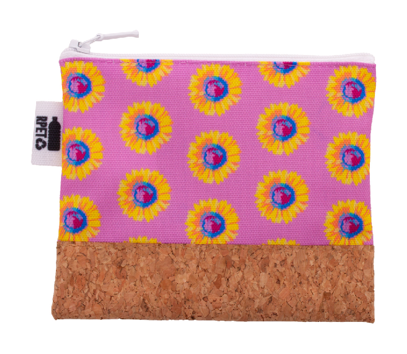 Trousse de maquillage personnalisée - polyester RPET 600D et liège naturel - impression sublimation_5