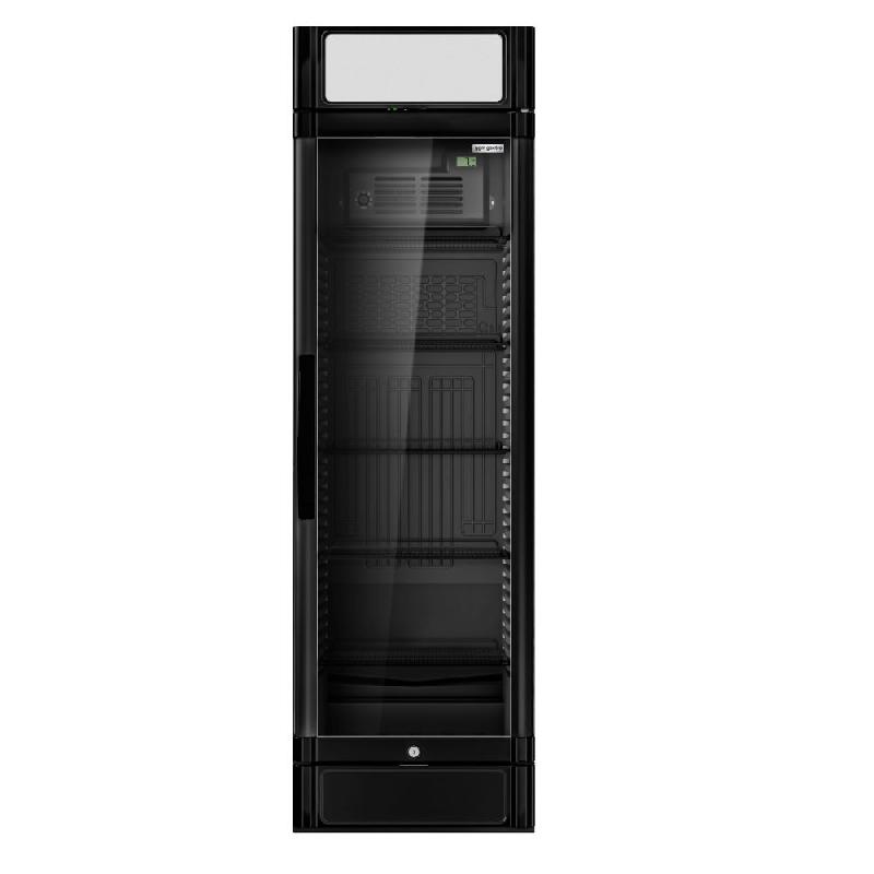 Armoire à boissons noire porte battante avec canopy - 347L_5