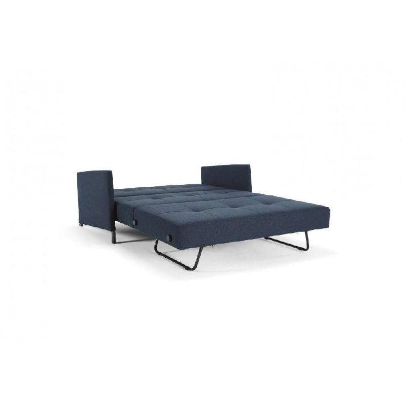 Innovation Living - Canapé design convertible avec accoudoirs Cubed 02 Arms - Lit 160x200 cm - Tissu Mixed Dance Blue_5