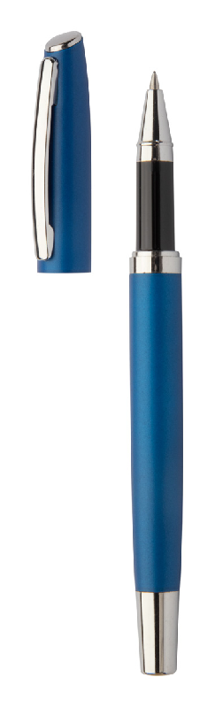 Parure stylo métal - Stylo roller et stylo bille en aluminium recyclé - Boîte cadeau en papier noir_5