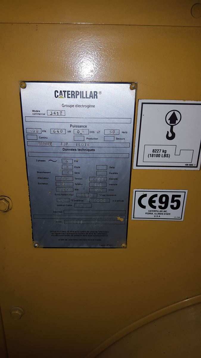 Groupe électrogène d'occasion - CATERPILLAR - 800 KVA_5