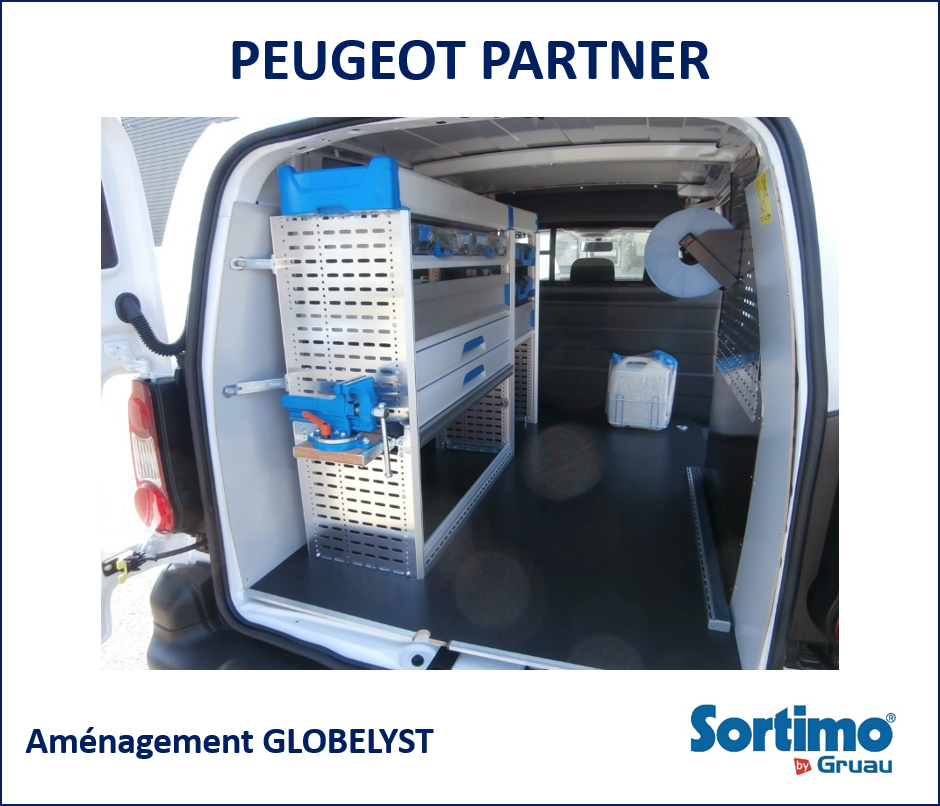 Aménagement sécurisé pour Peugeot Partner