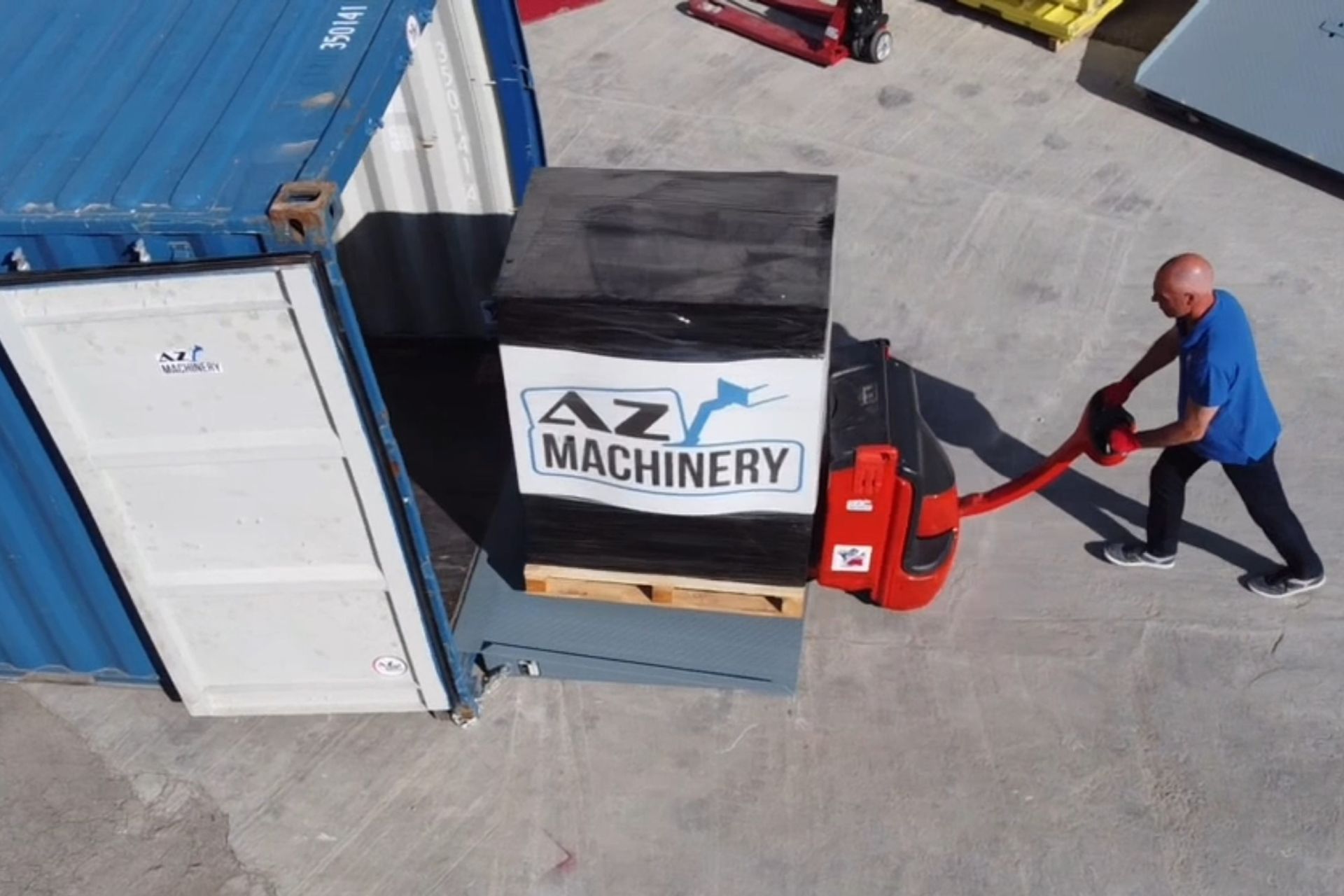 Rampe d'accès pour conteneur  au sol, déplaçable pour des opérations de chargement / déchargement rapides - Capacité 8T - AZ Ramp HCNN-08_5