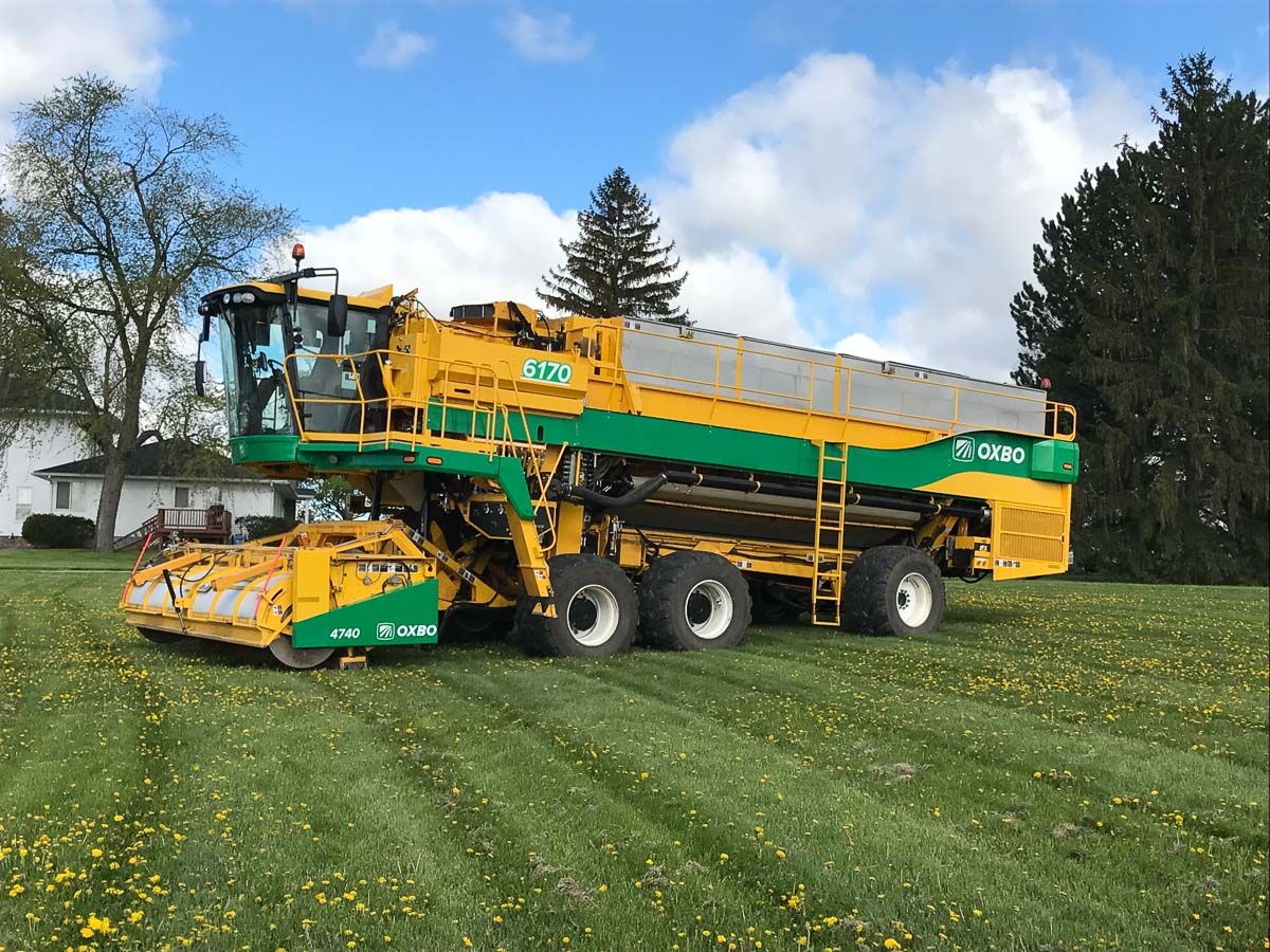 Arracheuse Oxbo 6170 - OxboCorp - trémie 2270 kg - moteur 450 HP - récolte pois, haricots lima et Garbanzo_5