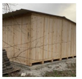 Abri de rangement multi-usage en bois résineux - 6 m² à 12 m² - Toiture en tôle ondulée_5