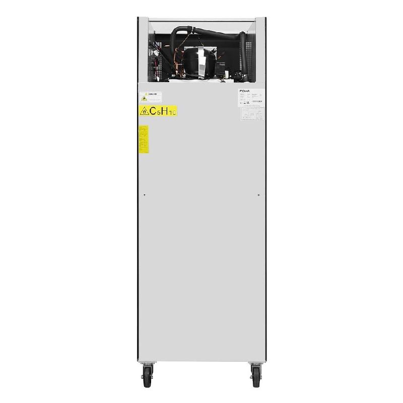 Armoire réfrigérée positive noire - 1 porte - série G - 537 L - Polar - PG020_5