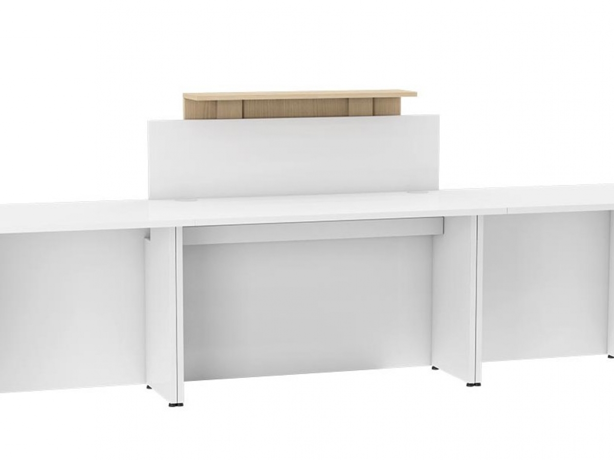 Banque d'accueil modulaire POGO - Design simple et élégant - Fabrication française - Configurations variées et PMR_5