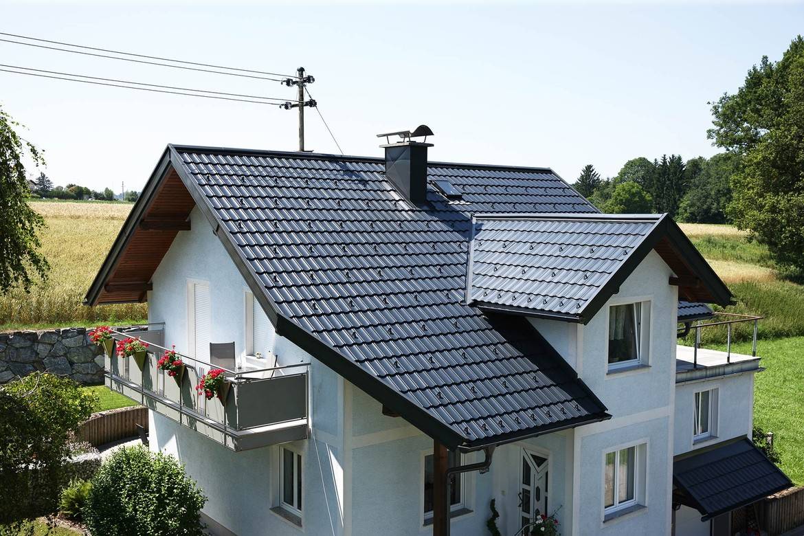 Tuiles en acier galbées classiques - Double structure brevetée anti-bruit - METROTILE® Thermolaqué XBOND ACOUSTIC_5