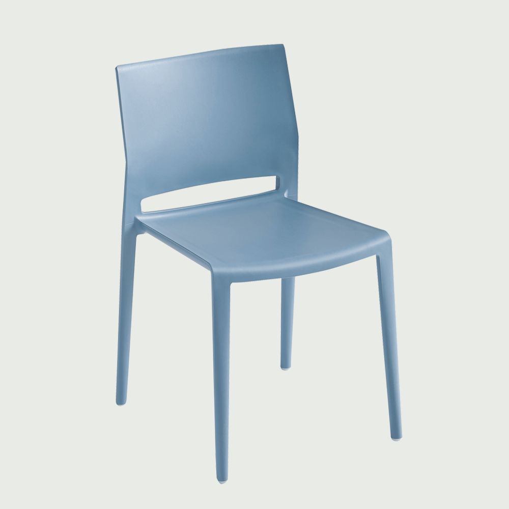 Chaise empilable Bakhita pour restaurants et collectivités - intérieur et extérieur - technopolymère - fabriquée en Italie_5