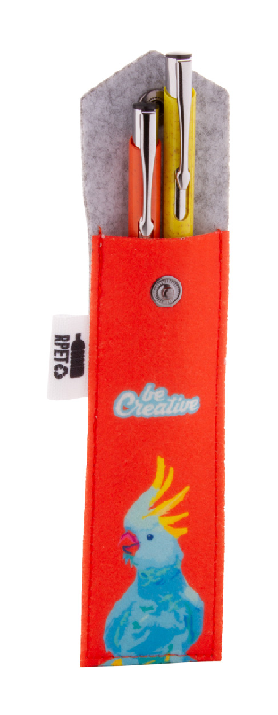 Trousse à stylos sur mesure en RPET - Impression sublimation - Fermeture bouton-pression_5