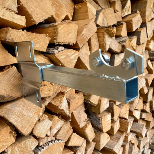 Tournebroche professionnel pour cheminée en brique - structure robuste, hauteur réglable, longueur 192 cm, acier inoxydable 304_5