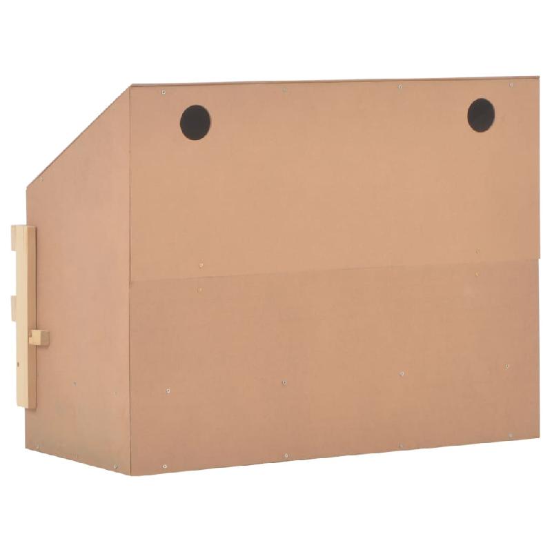 Vidaxl pondoir 3 compartiments 72x33x54 cm bois de pin massif 170653_5