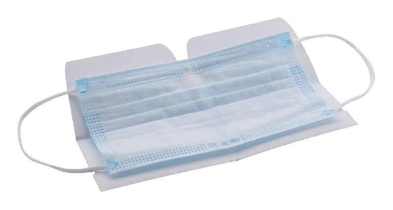 Étui pliable pour masque facial jetable - Impression quadri incluse - Couleur blanche - Minimum 250 pièces_5