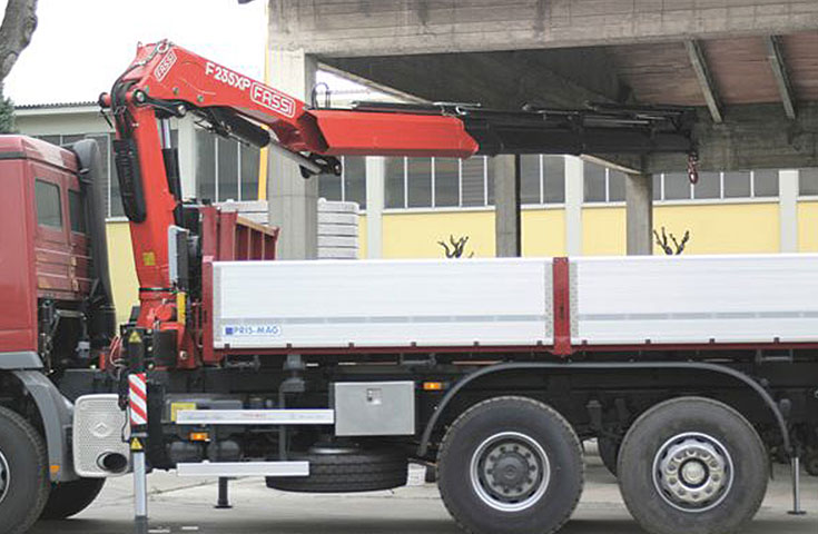 Grue auxiliaire Fassi F235A e-dynamic - capacité de levage jusqu'à 20,30 tm - bras hydraulique jusqu'à 2,70 m avec jib_5