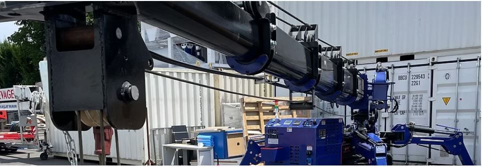 Grue araignée avec panier nacelle d'appoint_5