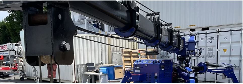 Mini grue araignée avec panier nacelle d'appoint -  RAPTOR XR-3T_5