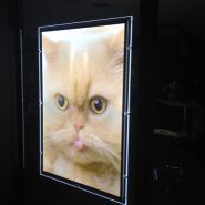 Porte-affiche grands formats LED - Finition de prestige avec formats A2, A1 et A0_5