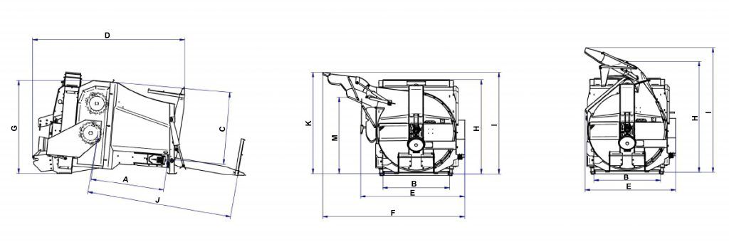 Booster 2D2 - Pailleuse agricole EUROMARK - Capacité utile 2.8m³ - Double démêleurs mécaniques S.D.E._5
