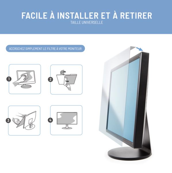 Filtre anti-lumière bleue dédié aux moniteurs pour la  protection des yeux et la réduction de la fatigue oculaire_6
