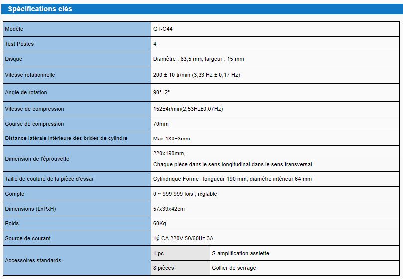Testeur de déformation flexible - Gester GT-C44 - poids 60 kg - pour tissus enduits_5