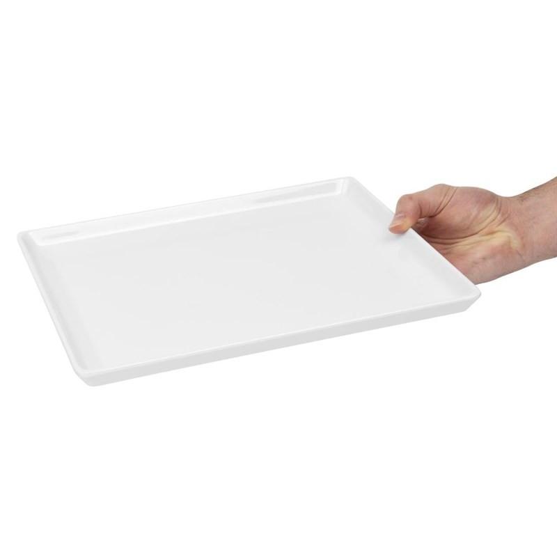Plateau en mélamine Float blanc GN1/2 | Aps - GF076_5