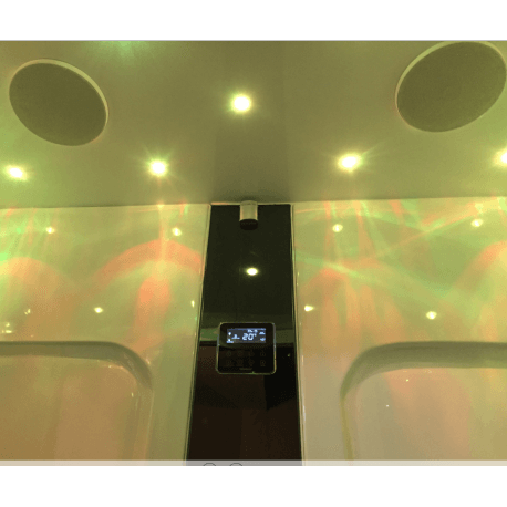 Haut-parleur étanche 80W - IP66 - pour hammam, sauna, salle de bain et milieux humides_5