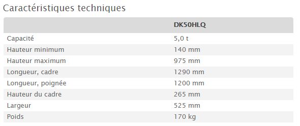 Dk50hlq - Cric rouleur à haute levée AC Hydraulic - capacité 5,0 t - pour camions et machines agricoles_5