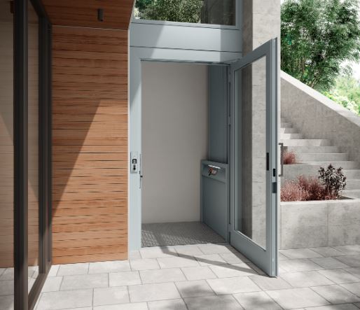 Système élévateur pour accès balcon, terrasse ou espaces professionnels