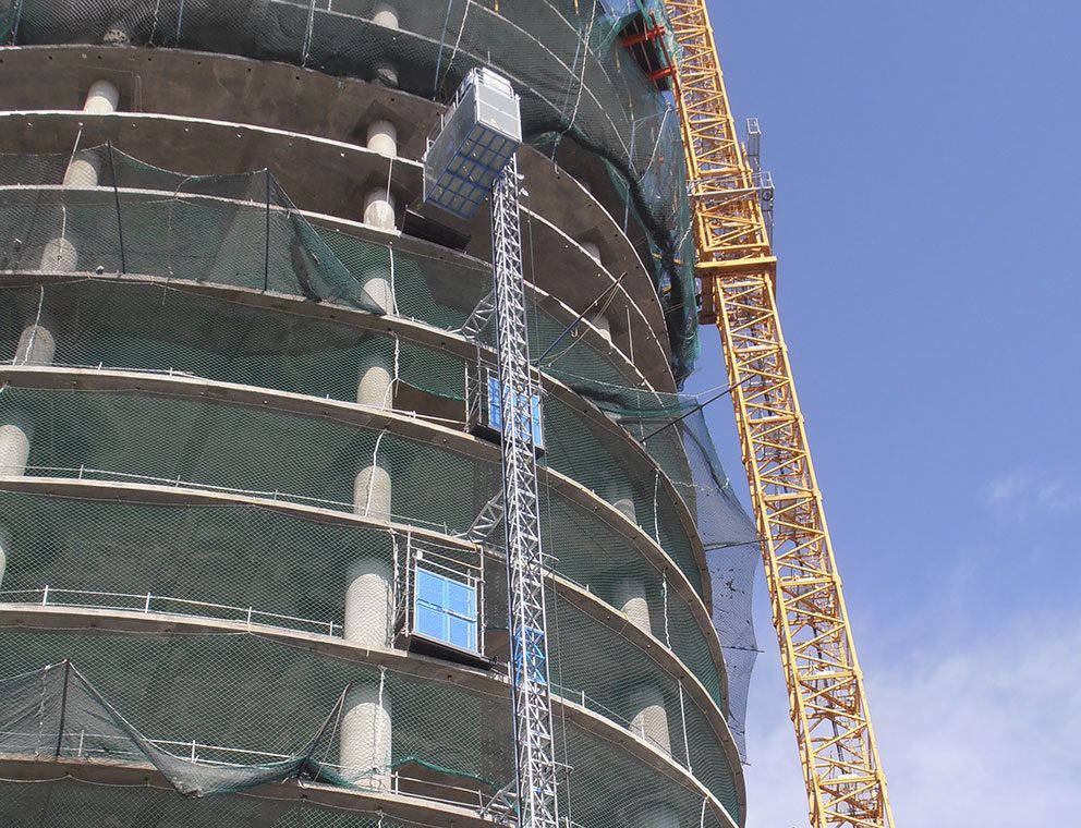 Ascenseur de chantier pour personnes et matériaux jusqu'à 2000 kg - EDC 2000_5