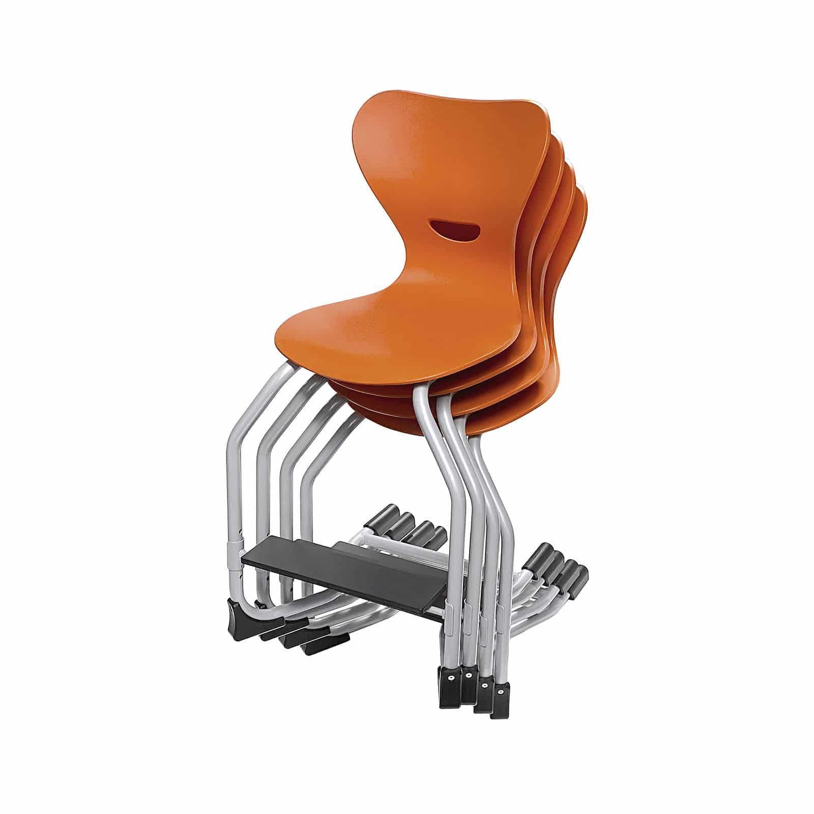 Chaise scolaire avec repose-pieds réglable EWF.3 - Une seule hauteur de travail pour tous - Chaise repose-pieds ergonomique pour école primaire_5