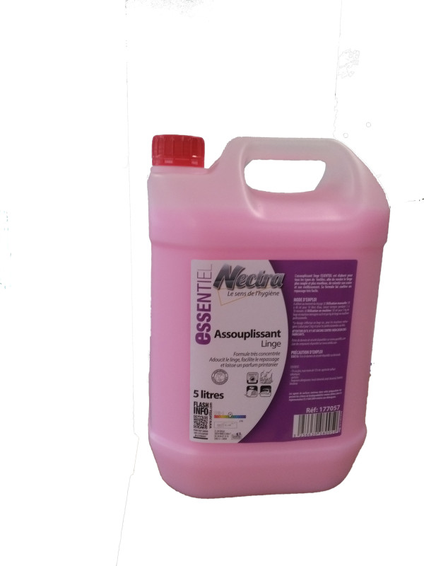 Essentiel assouplissant adoucissant linge ph: 5.5 +/- 1 - bidon de 5l_5