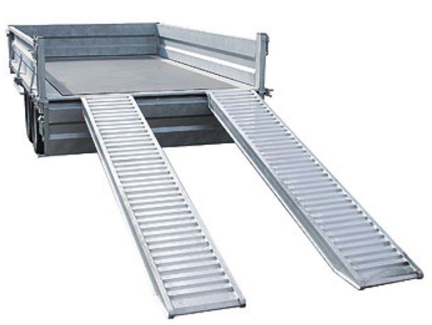 Remorque tri-benne basculante ECIM TBE 200 V - Angle de basculement arrière 40° - PTC 2000 kg_5