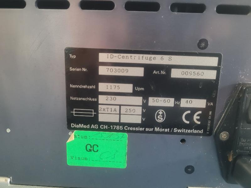 Centrifugeuse de laboratoire ID DIAMED id-centrifuge 6 s_5