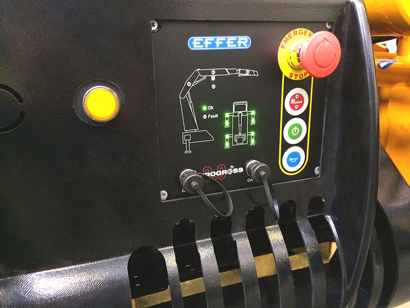Grue auxiliaire light 125 - Effer - pression 360 bar - système Progress 2.0_5
