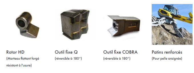 Broyeur forestier TFS - Pour pelles de 18 à 25 tonnes - Puissance exceptionnelle - Coupe jusqu'à 40 cm_5