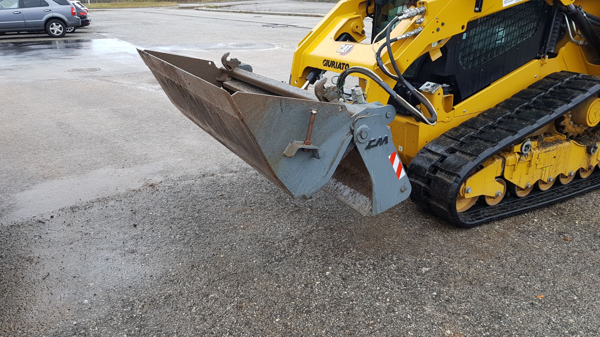 Godet balayeur ramasseur pour chargeur compact avec godet de collecte 4 en 1_6