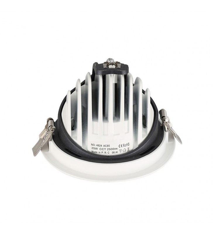 Downlight LED encastrable sur mesure 25W - 24º - 3000K/4000K/6000K - réf ESCARO25W - inclinaison fonctionnelle et lumière personnalisée_5