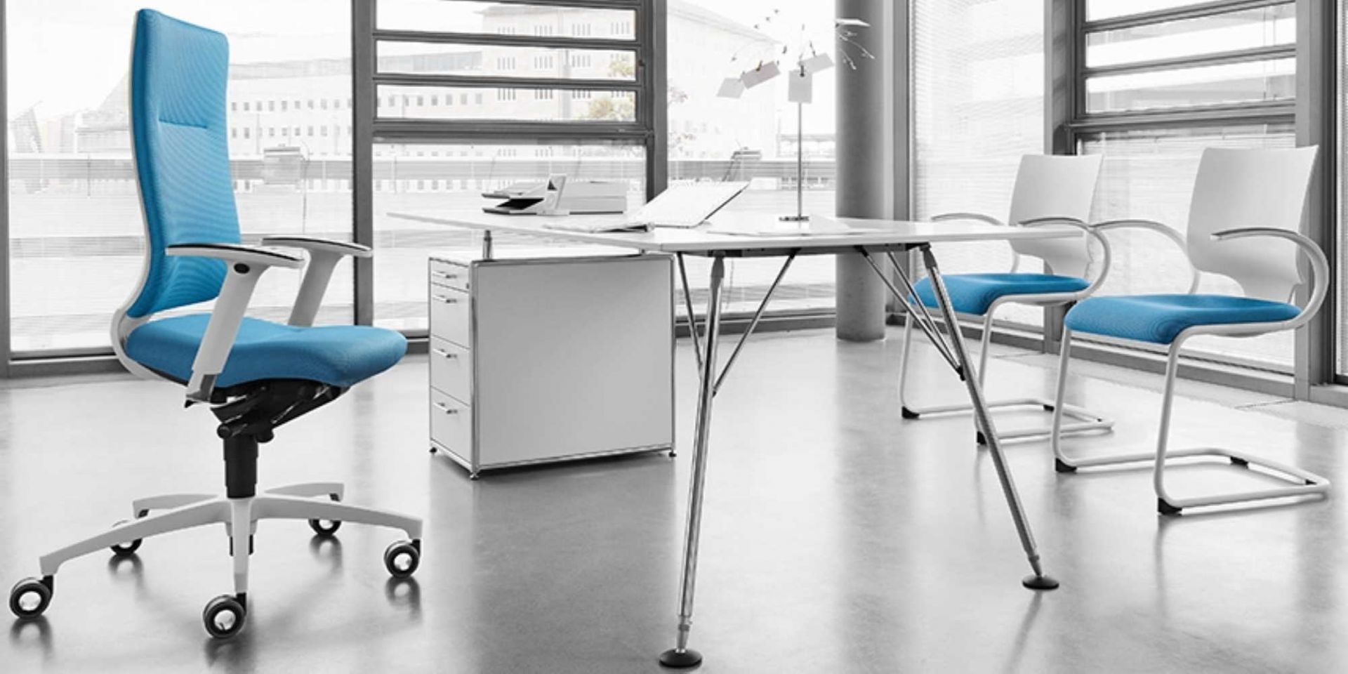 Fauteuil de bureau ergonomique Intouch - Design primé et mécanisme Syncro-Dynamic breveté - Dauphin_5