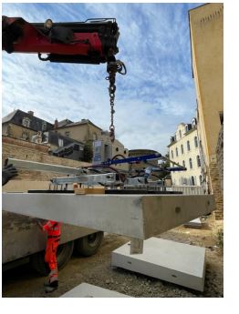 Palonnier  à ventouses pour la manutention de dalles préfa CMU 3 Tonnes_5