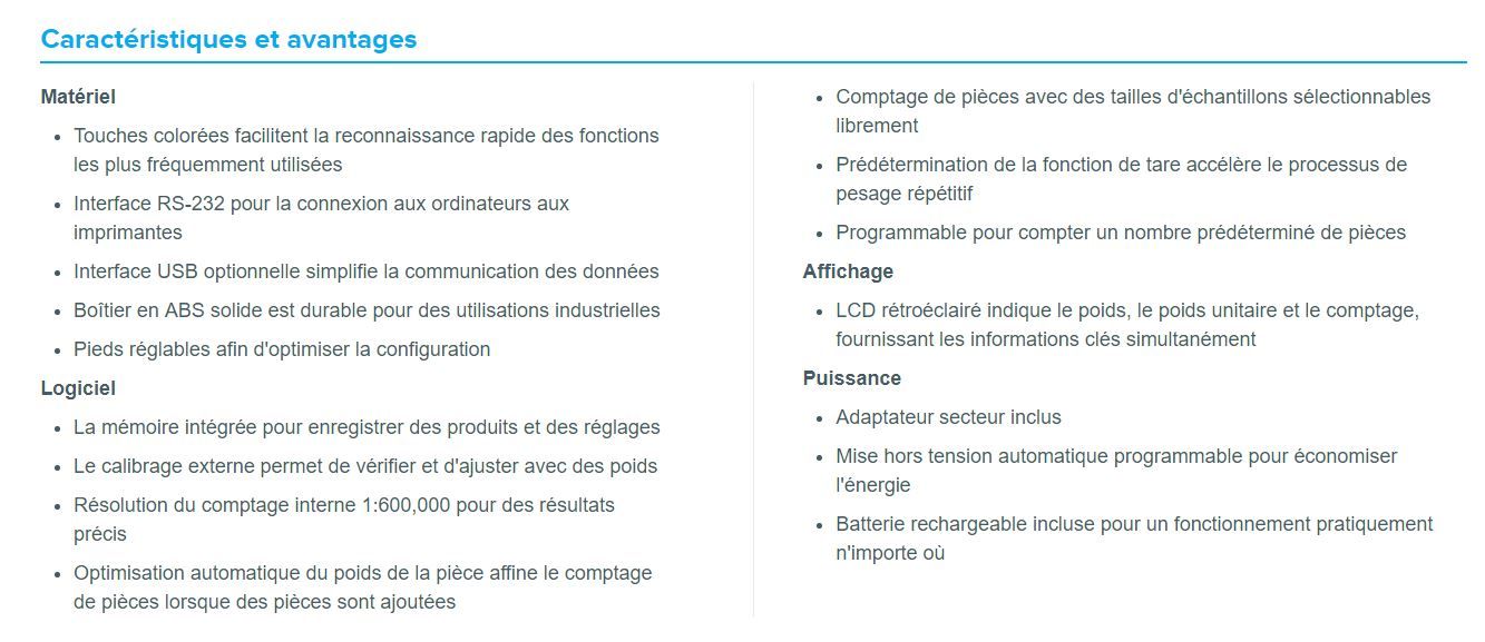 CCT 4M - Balance de comptoir compteuse Cruiser AE Adam GmbH - capacité 4kg - lisibilité 1g_5
