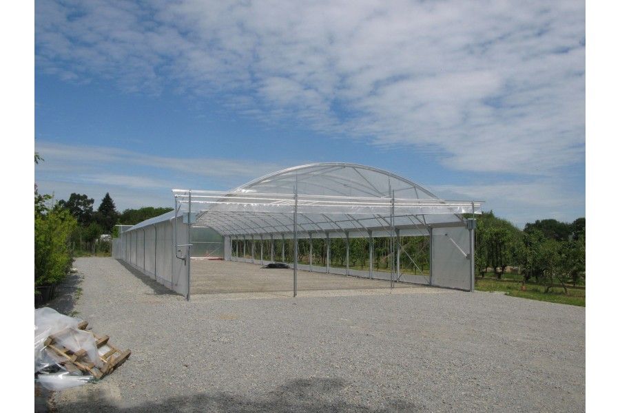 9.60 m optimum avec cheneaux - serre tunnel - serres val de loire - longueur 10 m_5