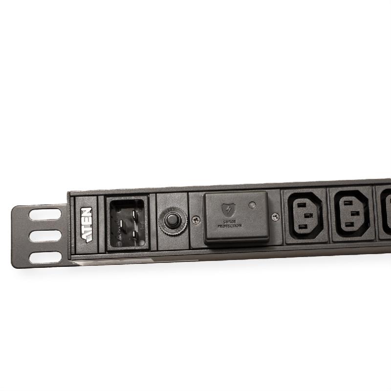 ATEN PE0218SG PDU de base 1U 16A avec protection contre les surtensions, 18 ports_5
