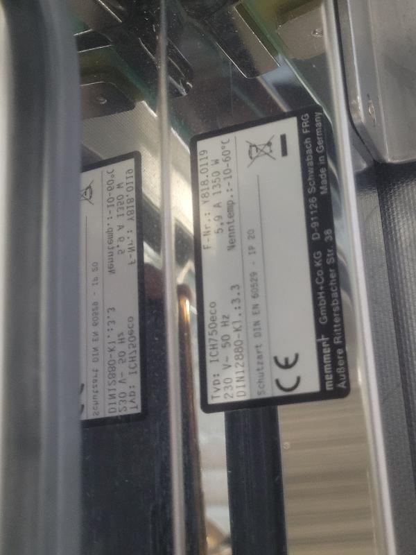 Enceinte climatique MEMMERT ICH750eco - 750 litres_5