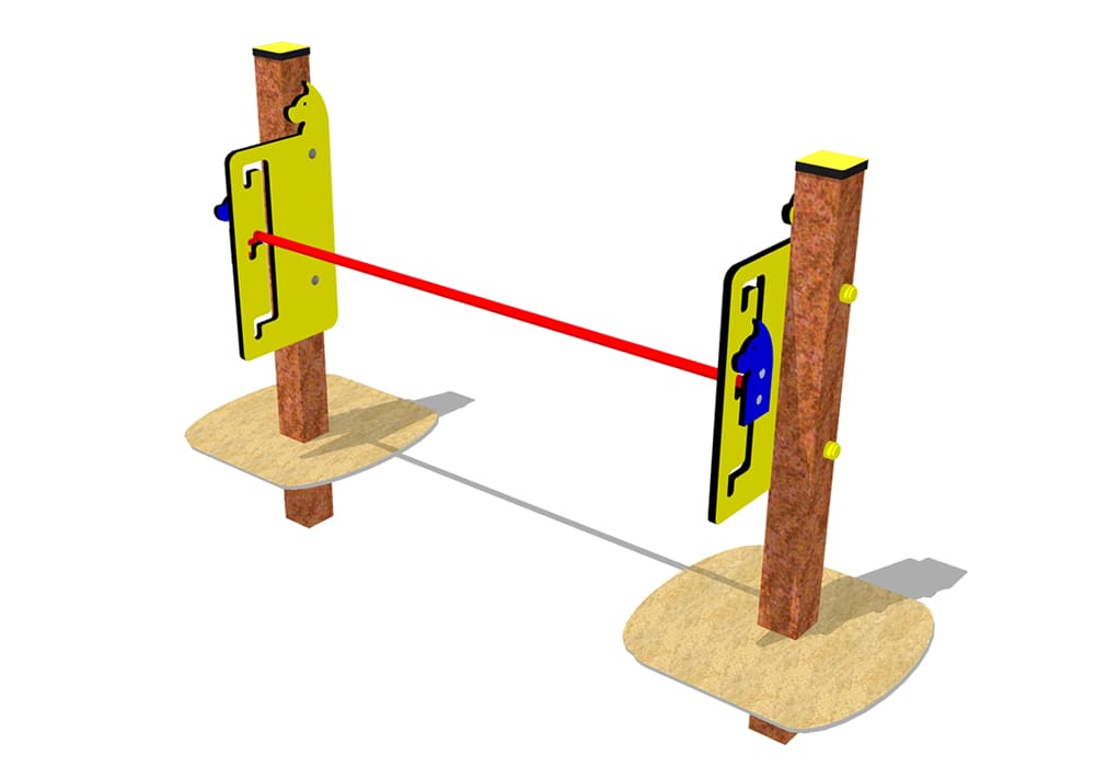Parcours canin d'agility complet - 5 obstacles : saut en hauteur, palissade, roue, table et slalom - développé pour l'agilité, la vitesse et l'obéissance_5