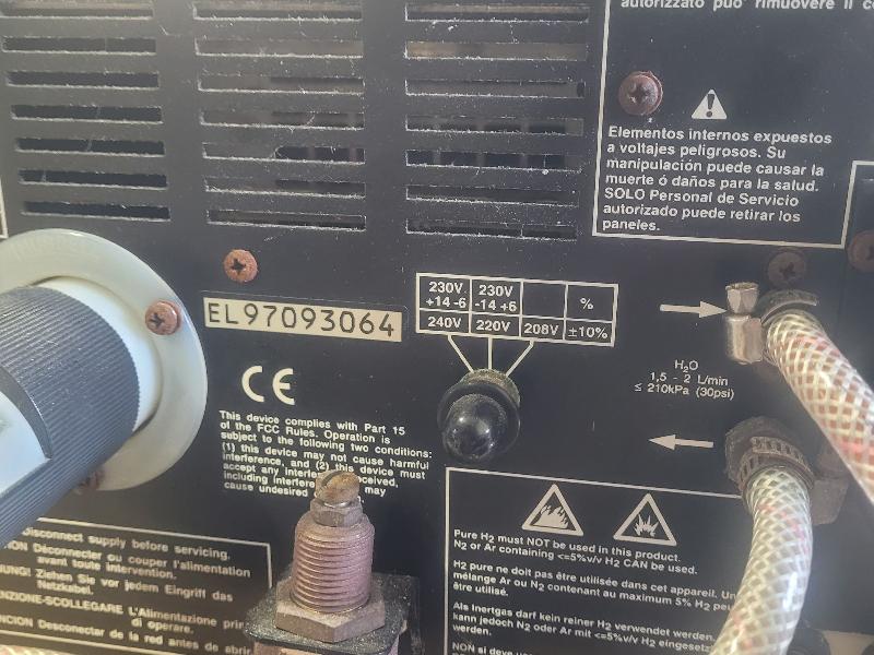 Spectromètre d'absorption atomique Zeeman Varian SpectrAA 220 + GTA 110 et SPS 5_5